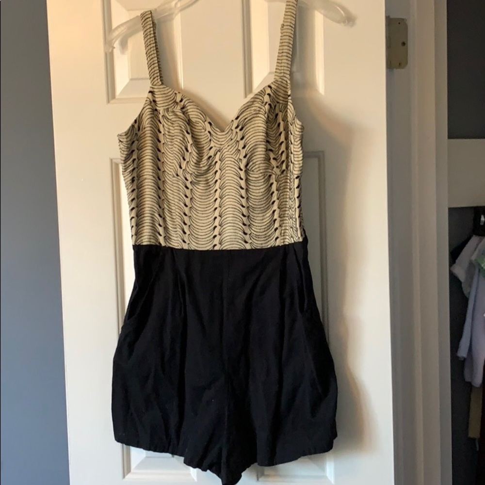 Banana shorts romper